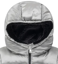 Dynevest m. Fleece - Vendbar - Sølv/Sort|Levis Sale