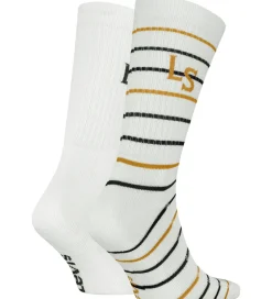 Strømper - 2-pak - Hvid m. Striber|Levis Clearance