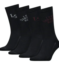 Strømper - 4-pak - Sort m. Print|Levis Online