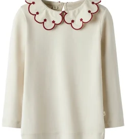 Bluse - NmfFundo - Turtledove/ Red Dahila|Lil Atelier Sale