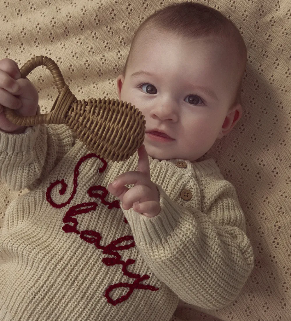 Lil' Atelier Bluse - Strik - NbnEmlen - Turtledove|Lil Atelier Outlet