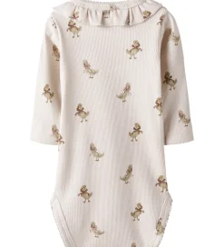 Lil' Atelier Body L/Æ - Rib - NbfLavo - Almost Mauve/Goose|Lil Atelier Online