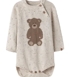 Lil' Atelier Body L/Æ - Strik - NbnGalto - Turtledove/Teddy|Lil Atelier Online