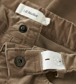 Bukser - Fløjlsvelour - NmmRyansomba - Sepia Tint|Lil Atelier Online