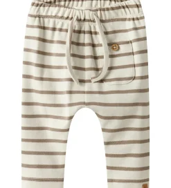 Lil' Atelier Bukser - NbmLimia - Turtledove/ Sepia Tint|Lil Atelier Clearance