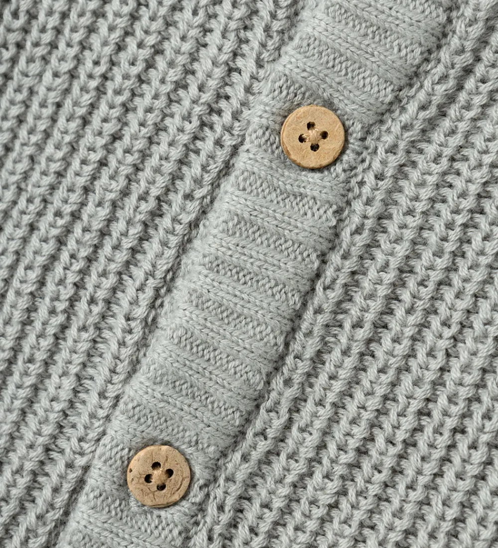 Cardigan - NbnEmlen - Strik - Limestone|Lil Atelier Sale