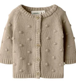 Lil' Atelier Cardigan - Strik - NbfEmlen - Oxford Tan|Lil Atelier New