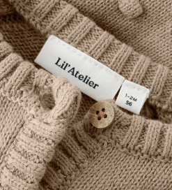 Lil' Atelier Cardigan - Strik - NbfEmlen - Oxford Tan|Lil Atelier New