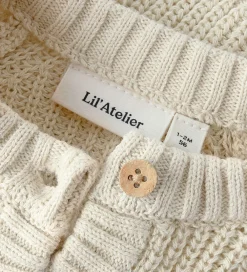 Lil' Atelier Cardigan - Strik - NbfEmlen - Turtledove|Lil Atelier Online