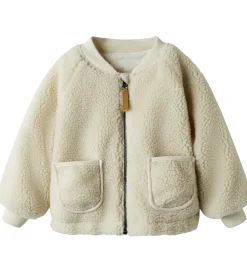 Lil' Atelier Fleecejakke - NmnLajo - Turtledove/Rainbow|Lil Atelier New