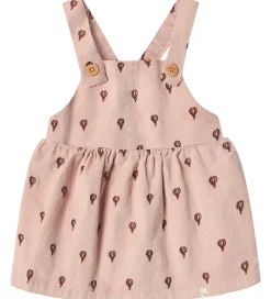 Kjole - Fløjl - NbfNelly - Cameo Rose/EMB|Lil Atelier