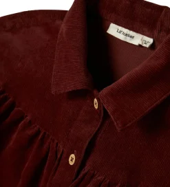 Kjole - Fløjl - NmfObert - Hot Chocolate|Lil Atelier Discount