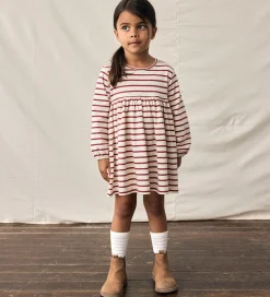 Lil' Atelier Kjole - NmfLima - Turtledove/Red Dahlia|Lil Atelier Online