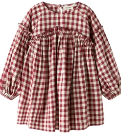 Kjole - NmfRio - Red Dahlia|Lil Atelier