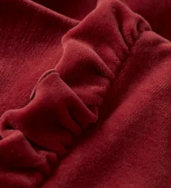 Lil' Atelier Kjolebody l/æ - Velour - NbfSaga - Red Dahlia|Lil Atelier Discount