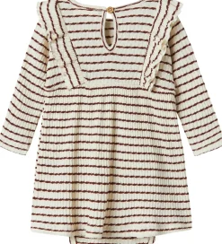 Lil' Atelier Kjolebody l/æ - Rib - NbfOsophia - Hot Chocolate|Lil Atelier Outlet