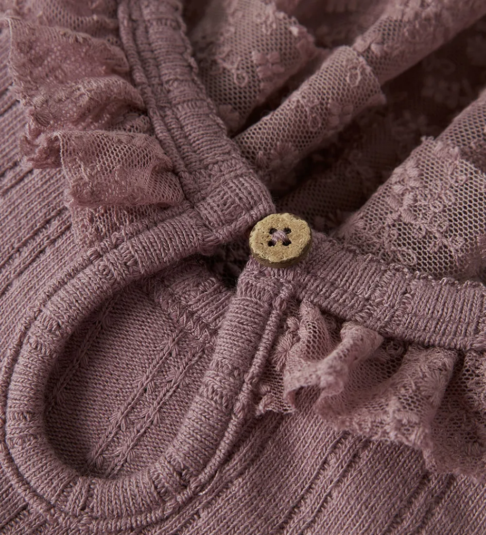 Lil' Atelier Kjolebody l/æ - NbfRobelle - Nostalgia Rose|Lil Atelier Clearance