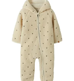 Lil' Atelier Køredragt - Teddy - NbnNalo Loose - Turtledove/Hear|Lil Atelier Clearance