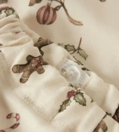 Lil' Atelier Leggings - NbnLayo - Turtledove/Christmas|Lil Atelier Sale