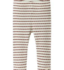 Lil' Atelier Leggings - Rib - NbfOsophia - Hot Chocolate|Lil Atelier Best