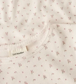 Nattøj - Rib - NmfGago - Almost Mauve/Flowers|Lil Atelier Best