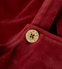 Lil' Atelier Smækbukser - Velour - NbfSaga - Red Dahlia|Lil Atelier Hot