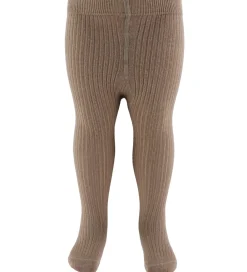 Lil' Atelier Strømpebukser - Rib - NbnRakel - Tigers Eye/Melange|Lil Atelier Clearance
