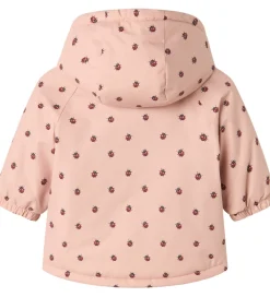 Lil' Atelier Vinterjakke - NbfLasnow05 - Misty Rose/Ladybug|Lil Atelier Best