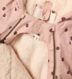 Lil' Atelier Vinterjakke - NbfLasnow05 - Misty Rose/Ladybug|Lil Atelier Best