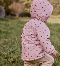 Lil' Atelier Vinterjakke - NbfLasnow05 - Misty Rose/Ladybug|Lil Atelier Best