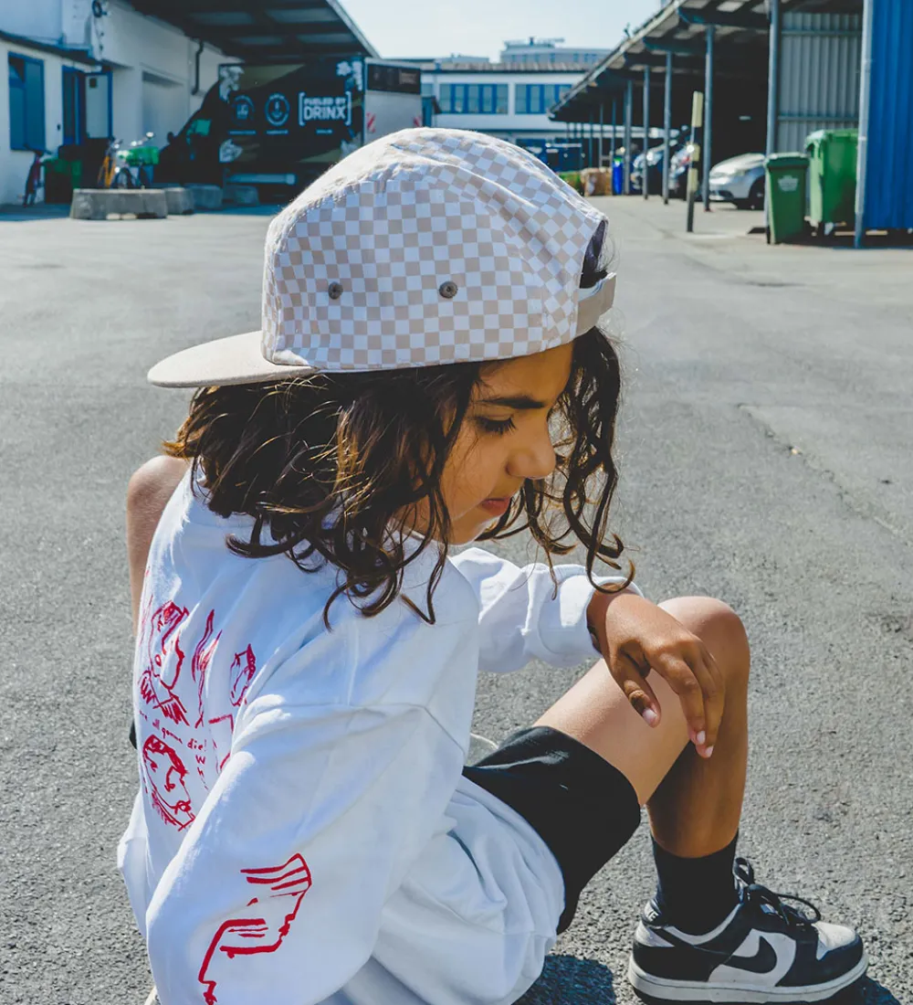 Kasket - Chess 5 - Brun/Cream|Lil' Boo Copenhagen