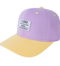 Kasket - Organic Block Snapback - Lilla/Gul|Lil' Boo Copenhagen Sale