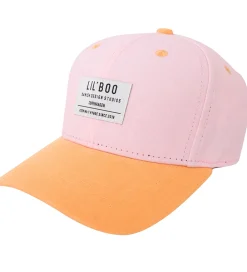 Kasket - Organic Block Snapback - Pink/Orang|Lil' Boo Copenhagen New