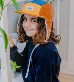 Lil'Boo Copenhagen Kasket - Corduroy - Yellow/Brown/Blue|Lil' Boo Copenhagen Clearance