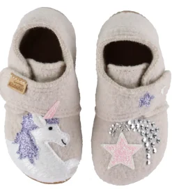 Hjemmesko - Uld - Einhornzauber - Oat Milk|Living Kitzbühel Clearance