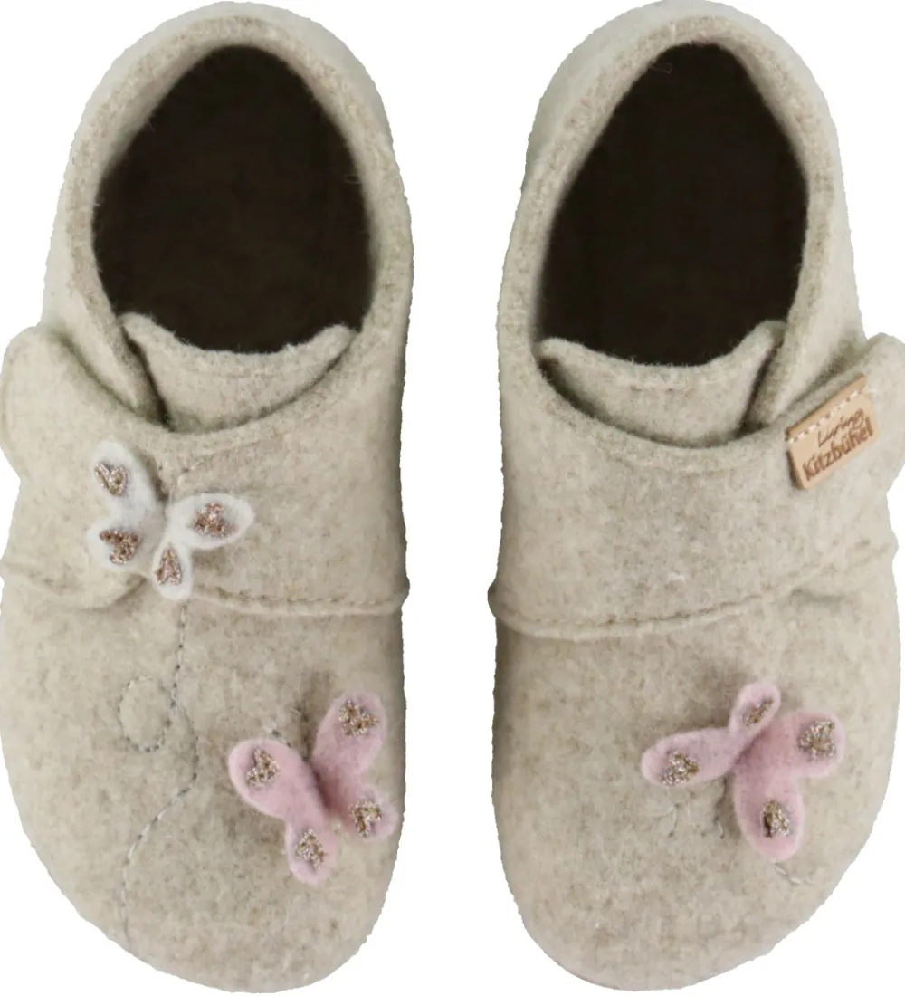 Hjemmesko - Uld - Sissi Schmetterling - Oat Mil|Living Kitzbühel Discount