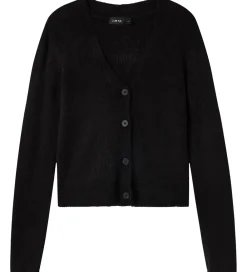 Cardigan - Strik - Noos - NlfLodet - Sort|LMTD New