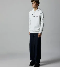 Hættetrøje - NlmNaclub - Lysegråmeleret m. Print|LMTD New