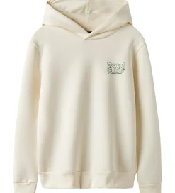 Hættetrøje - NlnHulp - Antique White/Jolly Green/Sort|LMTD Best