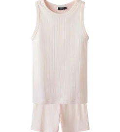 Nattøj - NlfNomina - Shorts/Undertrøje - Pink Marshmallow|LMTD Discount