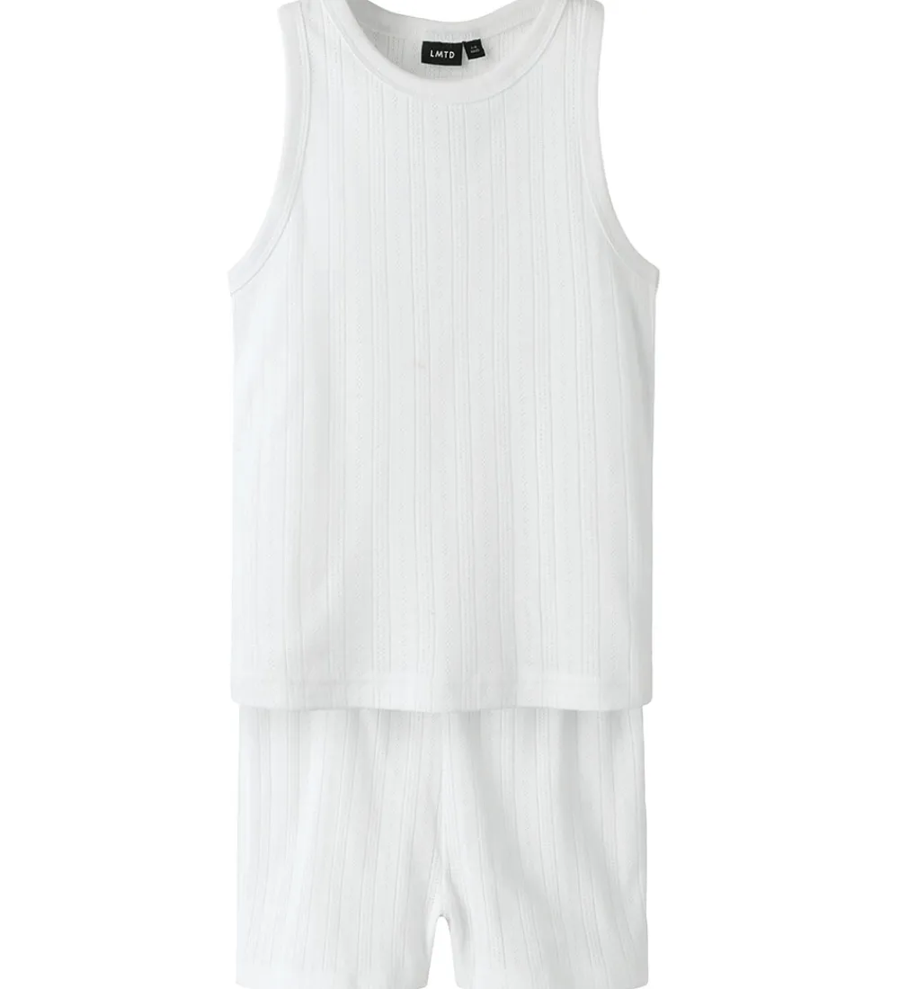 Nattøj - NlfNomina - Shorts/Undertrøje - Bright White|LMTD Best