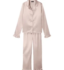Pyjamas Set - Satin - NlfNightys - Crystal Pink|LMTD Clearance