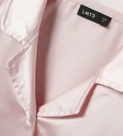 Pyjamas Set - Satin - NlfNightys - Crystal Pink|LMTD Clearance