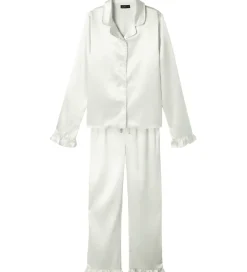 Pyjamas Set - Satin - NlfNightys - White Alyssum|LMTD Outlet
