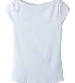 T-shirt - Rib - NlfEnvo - Bright White|LMTD Outlet