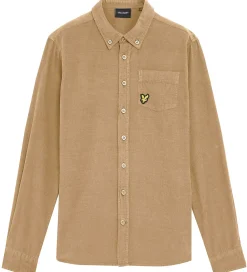 Skjorte - Fløjl - Needle Cord - Sand Storm|Lyle & Scott