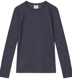 Bluse - Rib - Talino - Parisian Night m. Glimmer|Mads Nørgaard Online