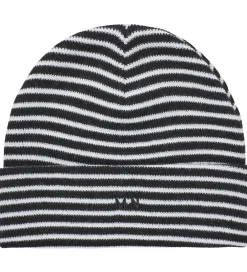 Hue - Strik - Isak Ambas Stripe - Sort/Hvid|Mads Nørgaard