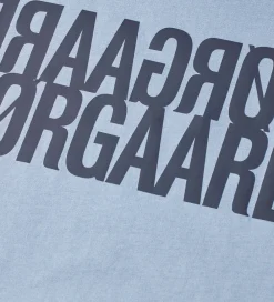 T-shirt - Tuvina Logo - Faded Denim|Mads Nørgaard Hot