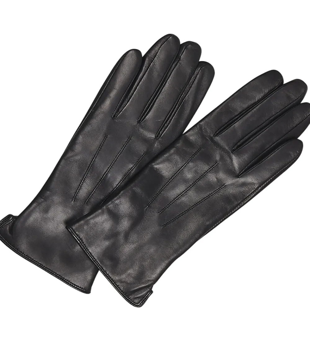 Handsker - Læder/Uld - CariannaMBG - Sort|Markberg New